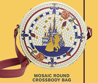 Beauty and the Beast Mosaic Crossbody Bag