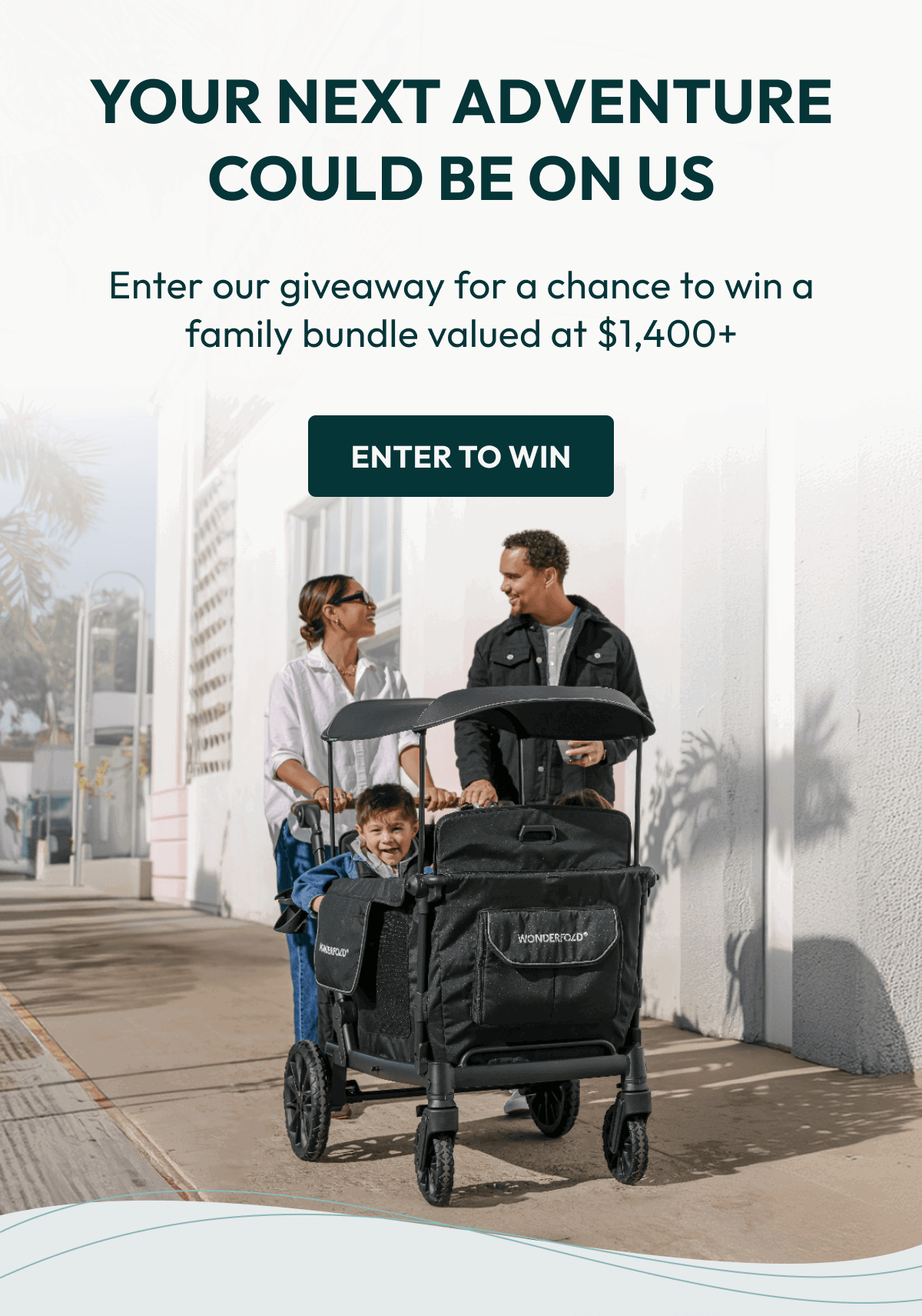 Your Next Adventure Could Be on Us | Enter our giveaway for a chance to win a family bundle valued at $1,400+ | ENTER TO WIN