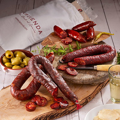 Dry-Cured Chorizo Sampler in Gift Bag