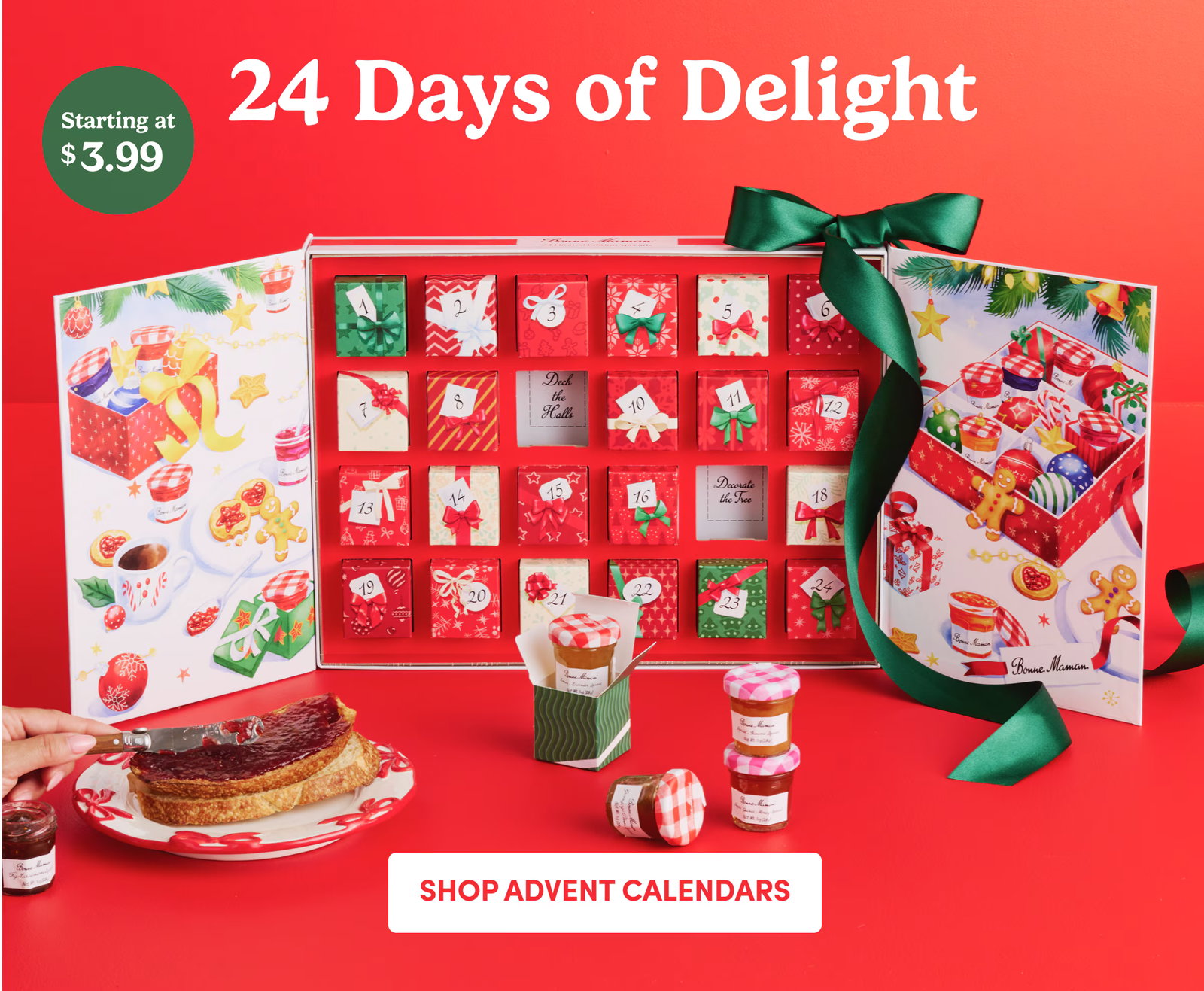 24 Days of Delight Starting at $3.99 Shop Advent Calendars