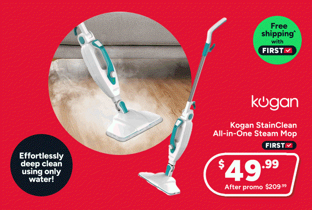 Kogan StainClean All-in-One Steam Mop