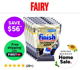 Finish Powerball Ultimate Plus All In One 270 Dishwasher Tablets (6 x 45 Pack) Product Image