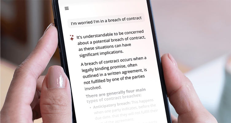 Asking questions on the smartphone