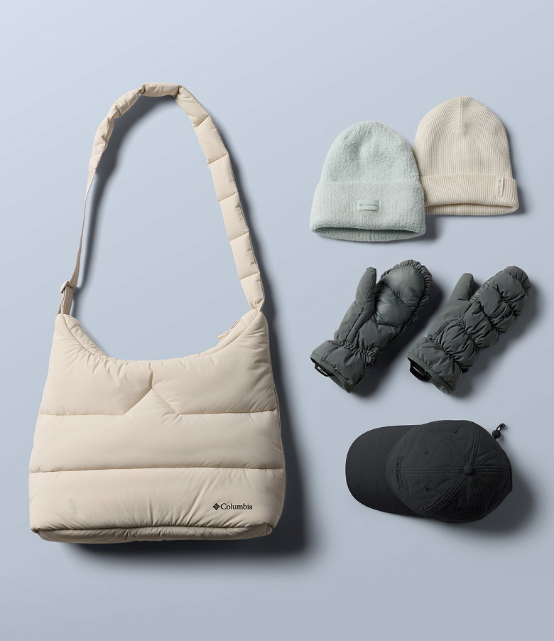 A laydown of an assortment of Amaze accessories
