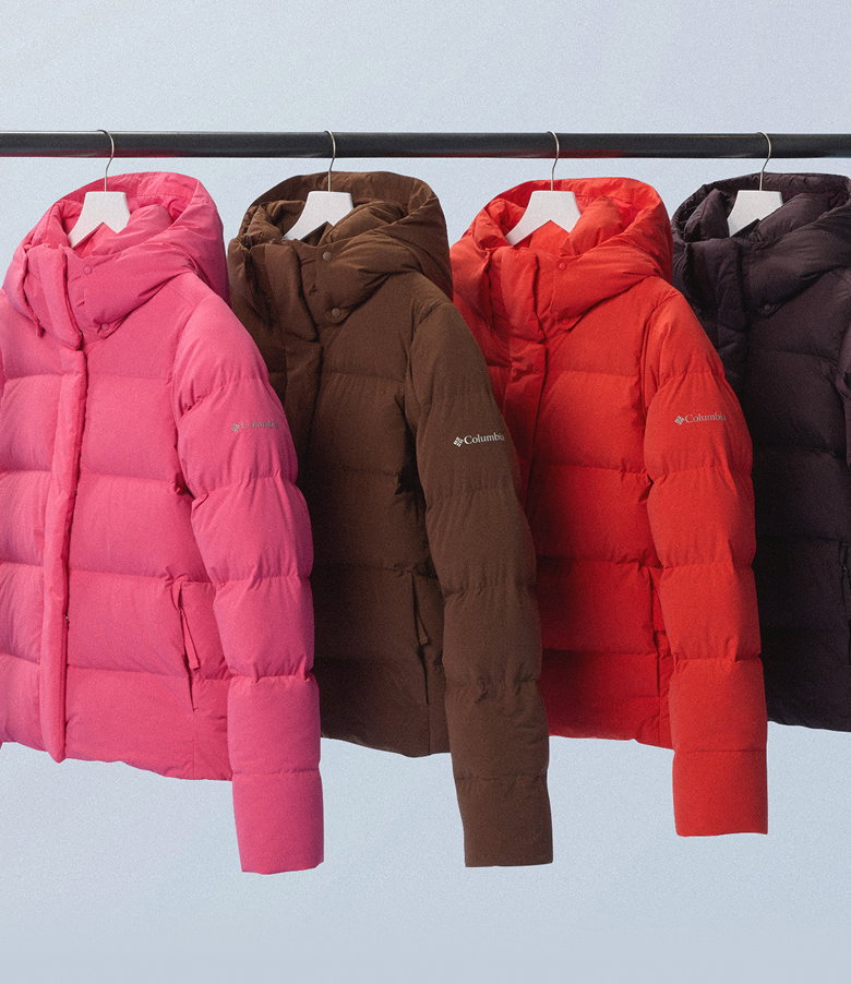Warm colored women's Amaze Puff Jackets