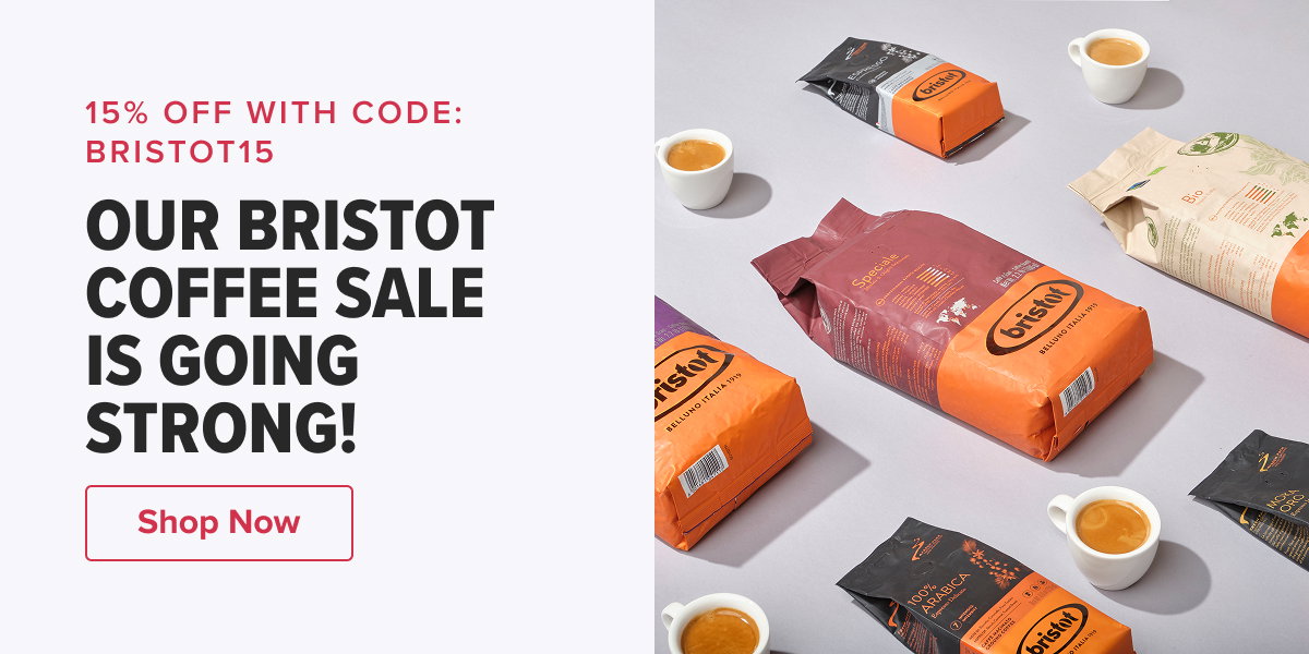 15% OFF WITH CODE: BRISTOT15 OUR BRISTOT COFFEE SALE IS GOING STRONG!   CTA: Shop Now