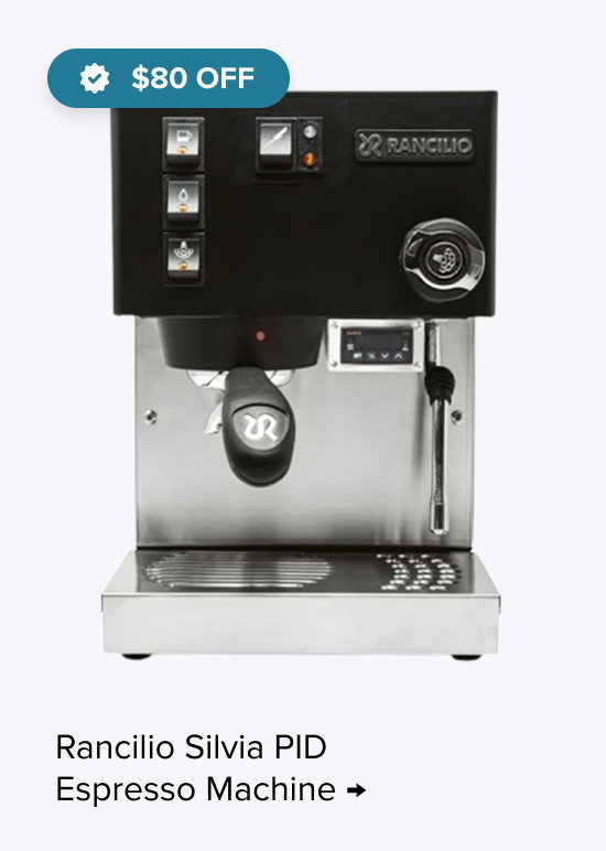 Rancilio Silvia PID Espresso Machine - $80 Off