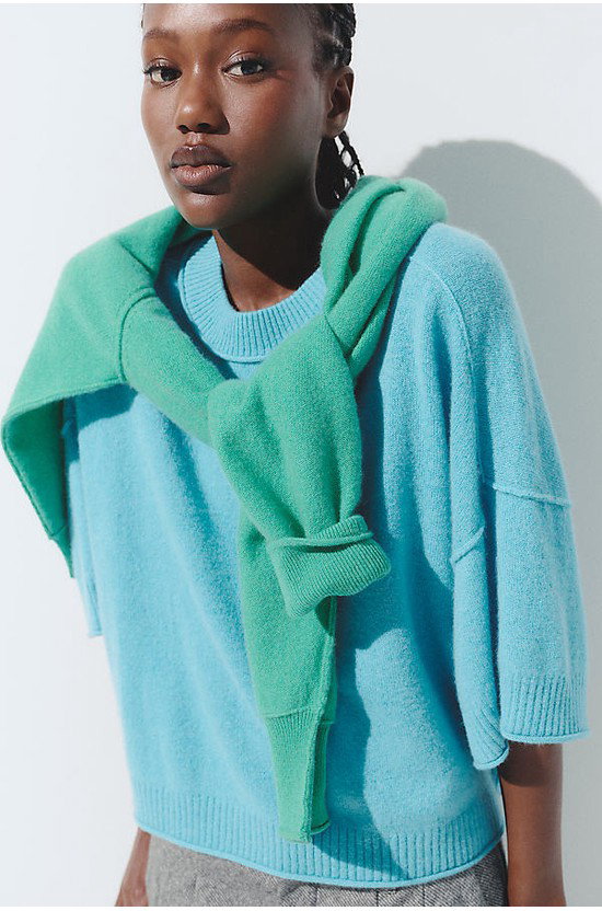 By Anthropologie Goldie 100% Cashmere Sweater