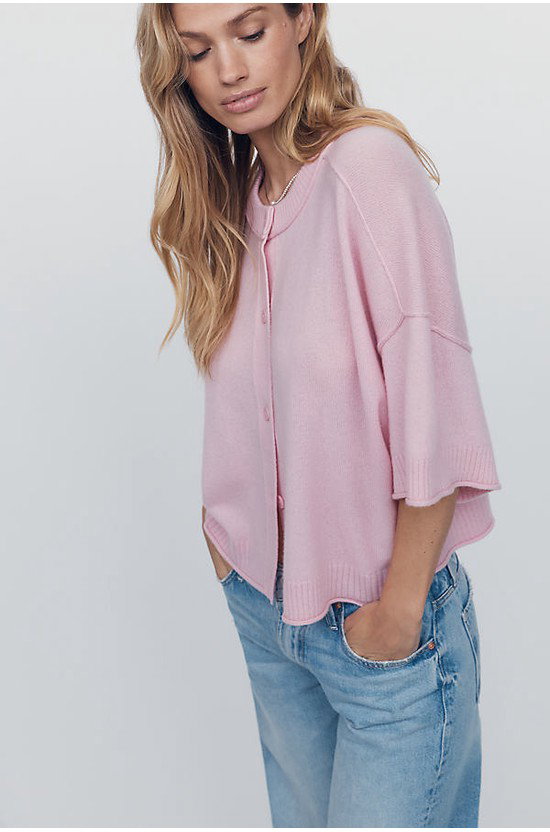 By Anthropologie Goldie 100% Cashmere Cardigan