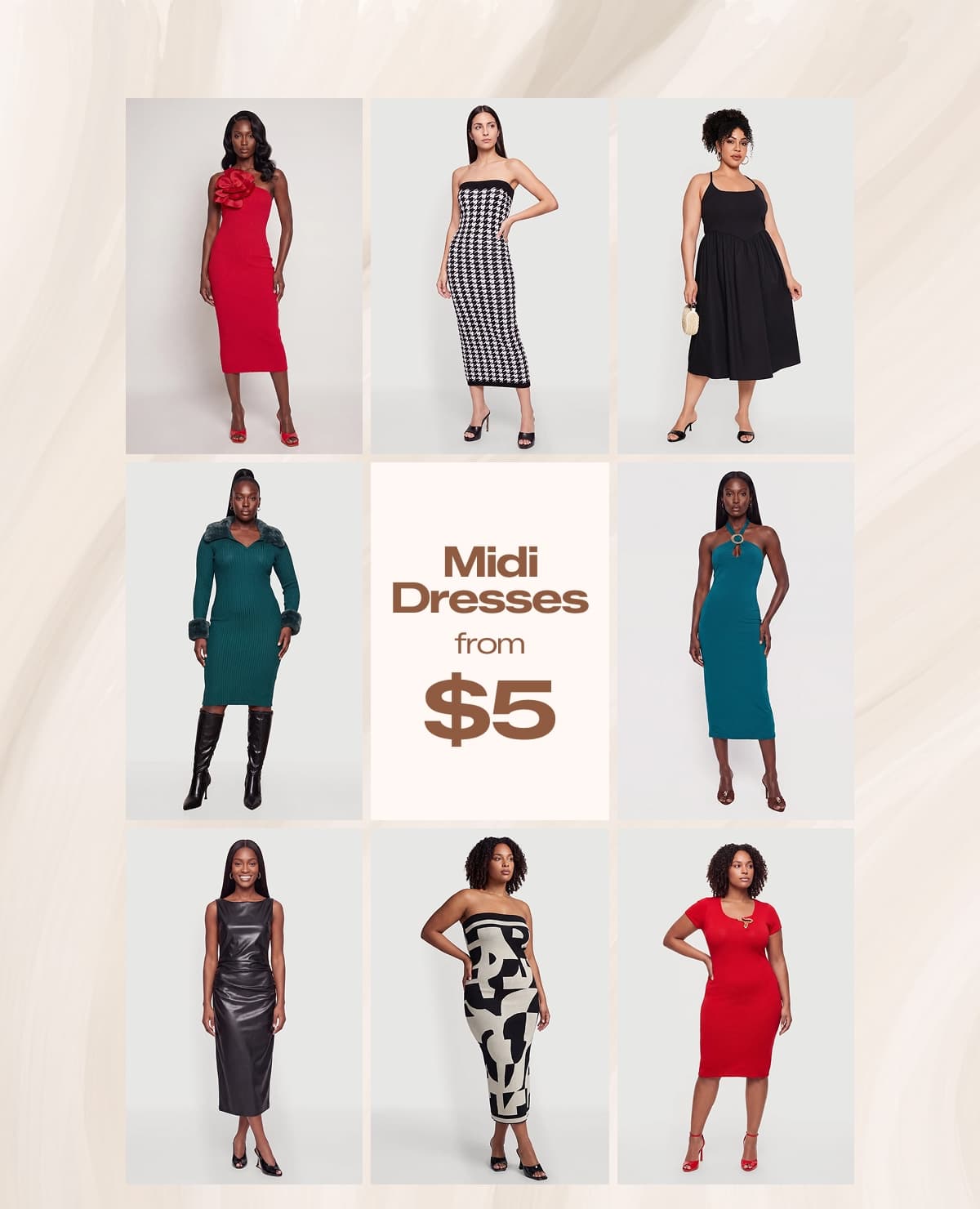 Shop Midi Dresses from $5