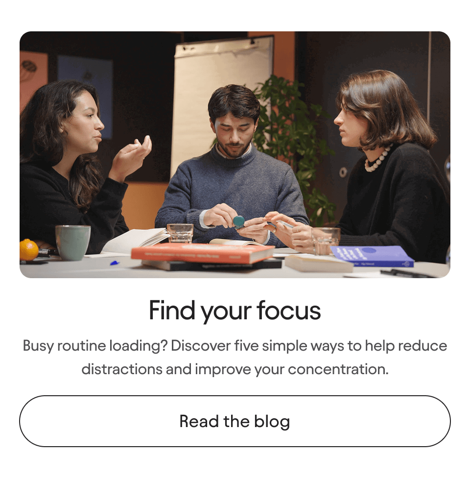 5 ways to reduce distractions, read the blog