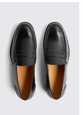 Camden Black Chunky Loafers