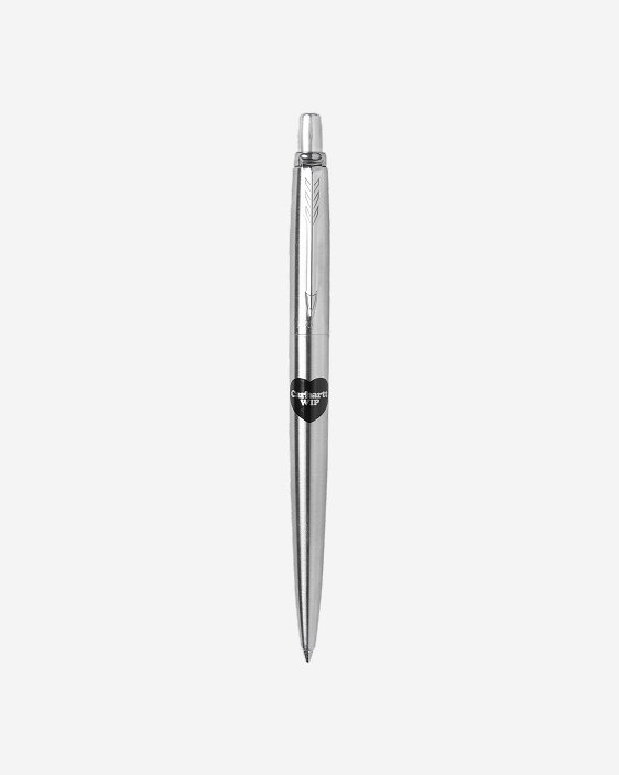 Carhartt WIP Parker Jotter Heart Ballpen | Silver