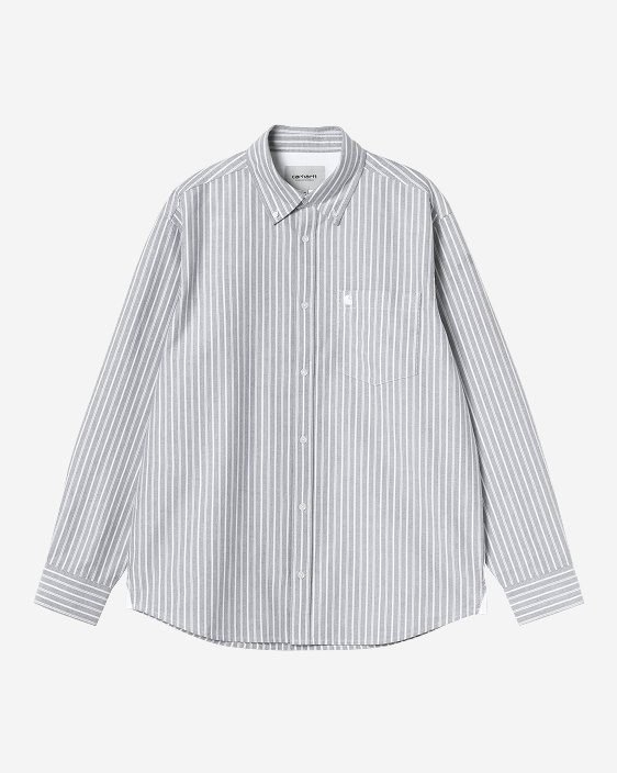 Carhartt WIP Kanan Stripe Shirt | Black