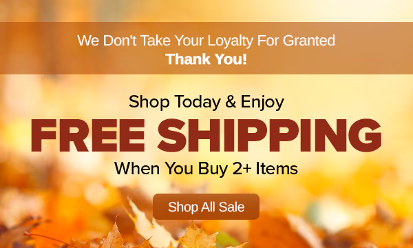 Free Shipping on 2+ Items
