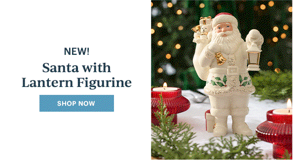 NEW!  Santa with Lantern Figurine  [SHOP NOW]
