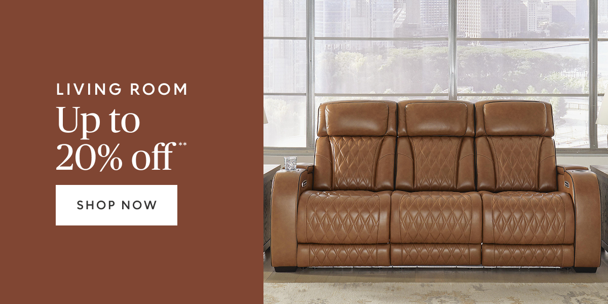 Living room up to 20% off