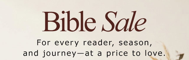 Bible Sale