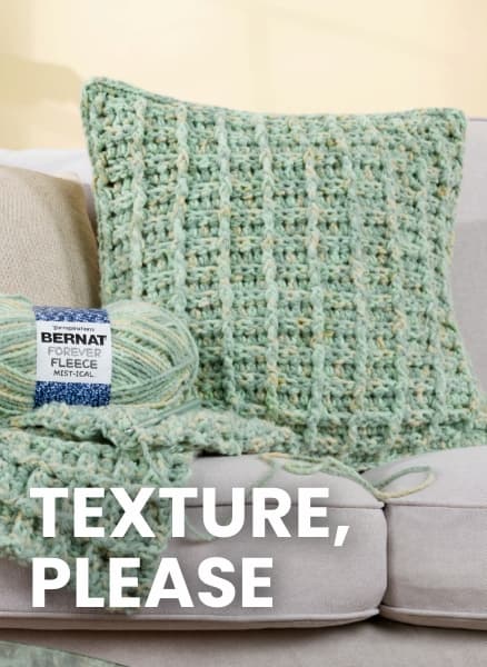 Free Wisp & Waffle Stitch Pillow Pattern