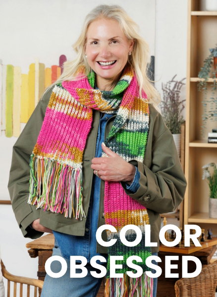 Free Ribbed & Fringed Knit Scarf Pattern