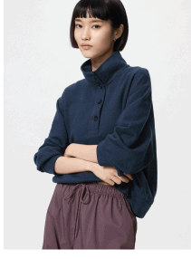 product9women0button0up0sweat0pullover
