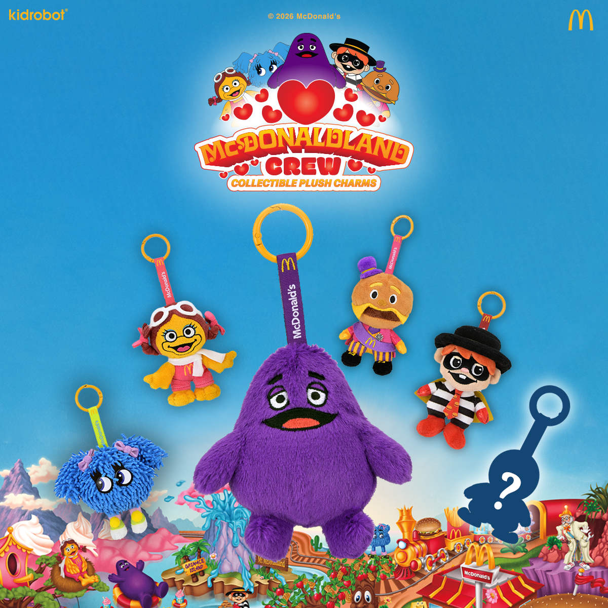 McDonald's - Collectible Plush Charms (PRE-ORDER)