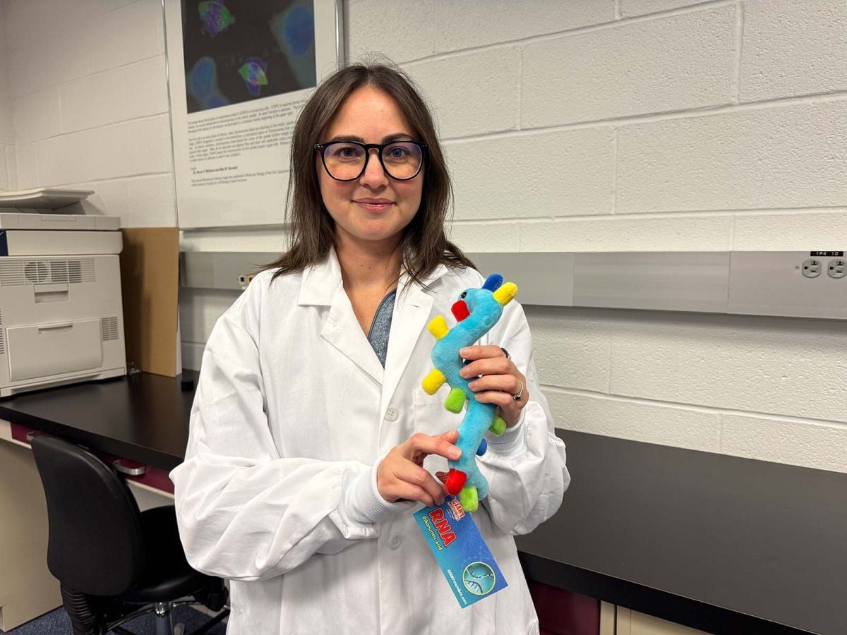 RNA plush in lab