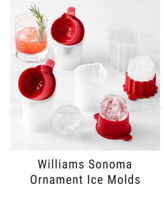 Williams Sonoma Ornament Ice Molds