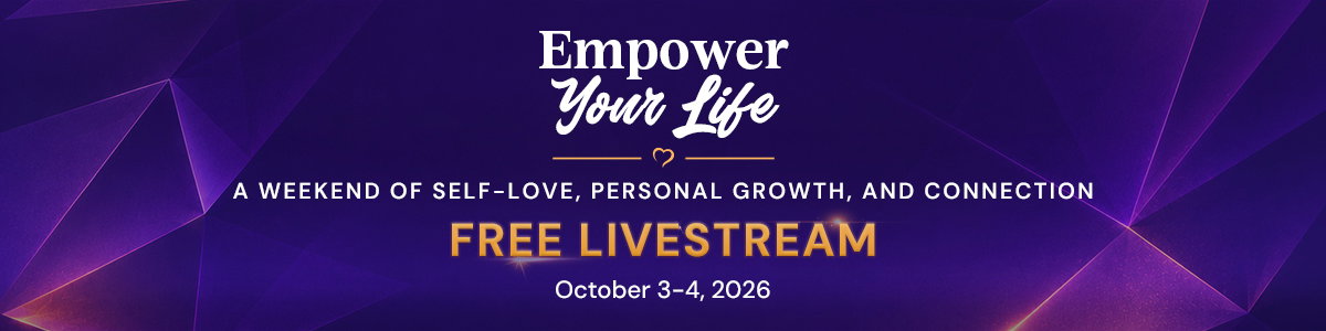 Empower Your Life free livestream event banner for October 3–4, 2026