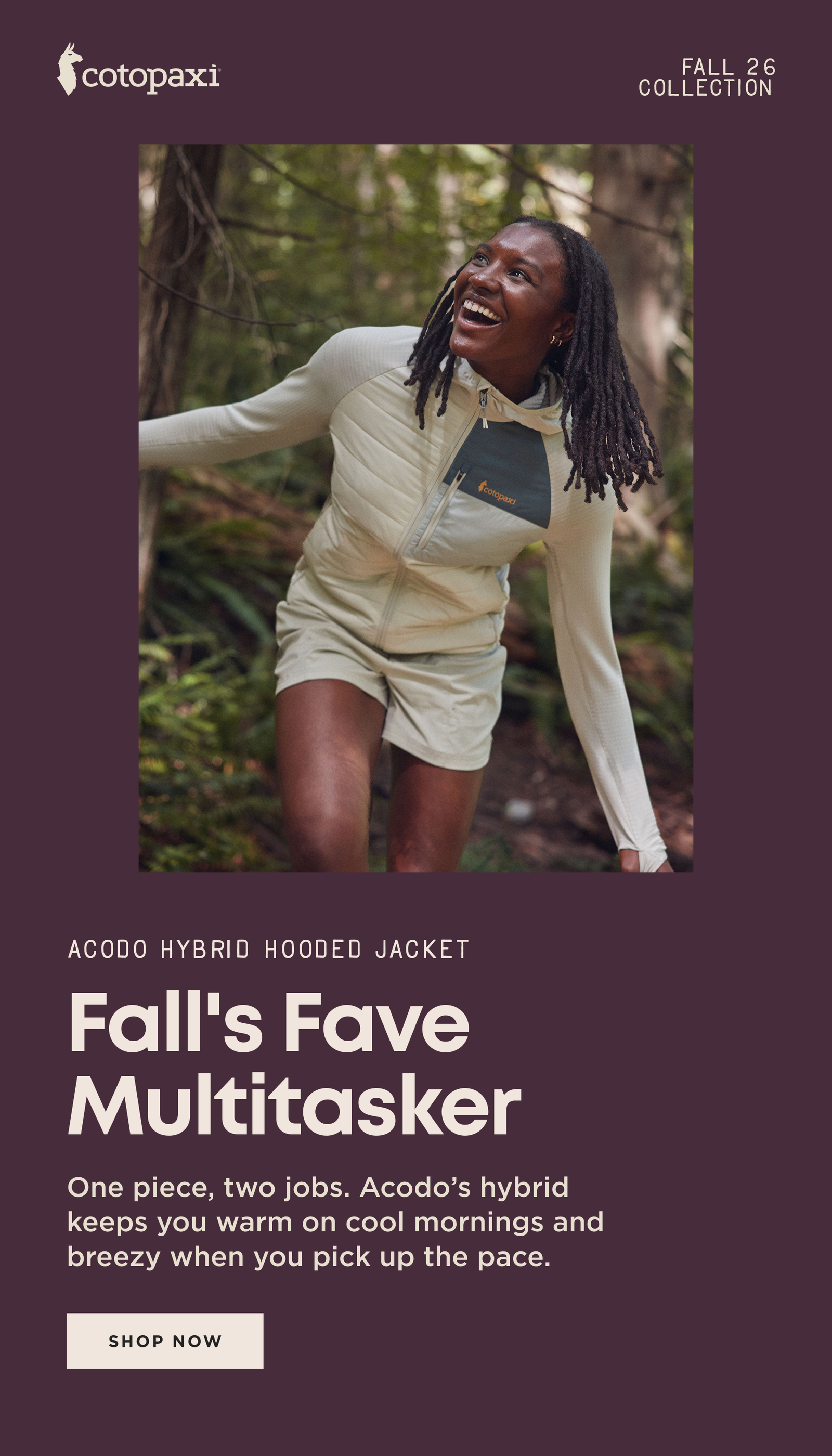 Acodo Hybrid Hooded Jacket - Fall's Fave Multitasker