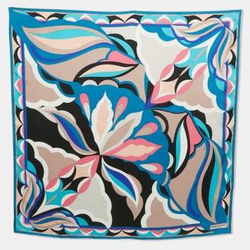 Multicolor iride Print Silk Sc