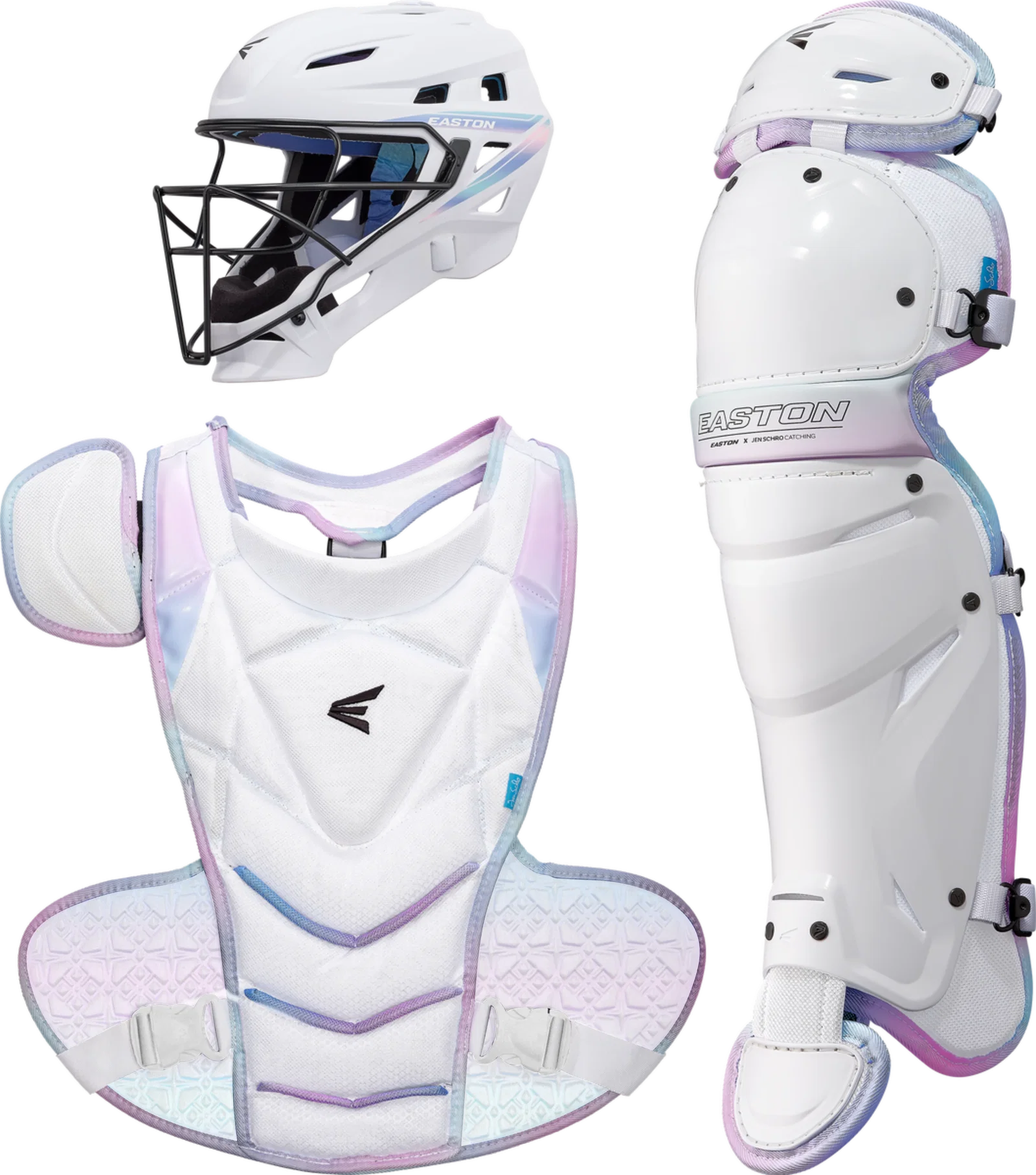 Image of Easton Jen Schro The Very Best Ombre Fastpitch Catcher's Set