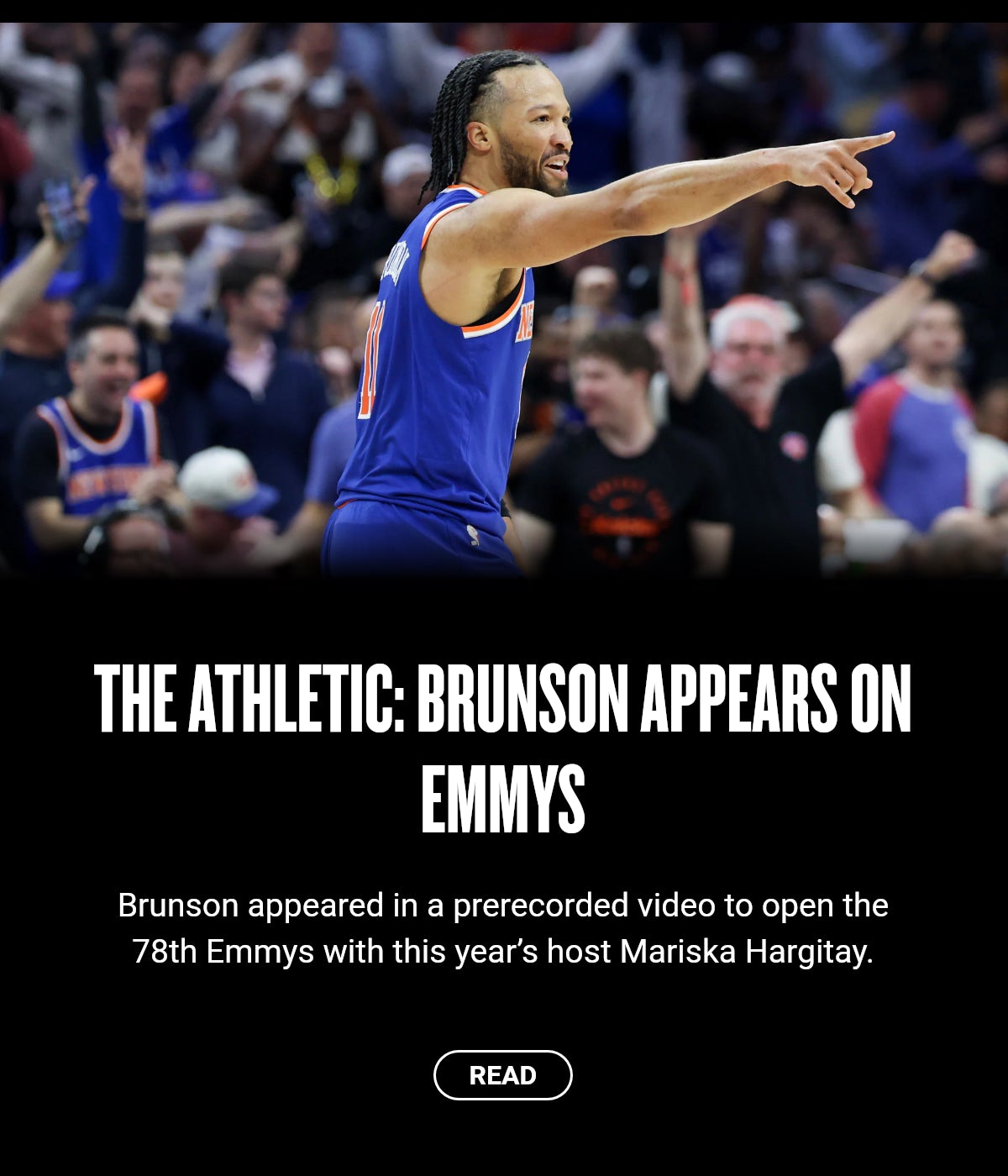 The Athletic: Brunson appears on Emmys