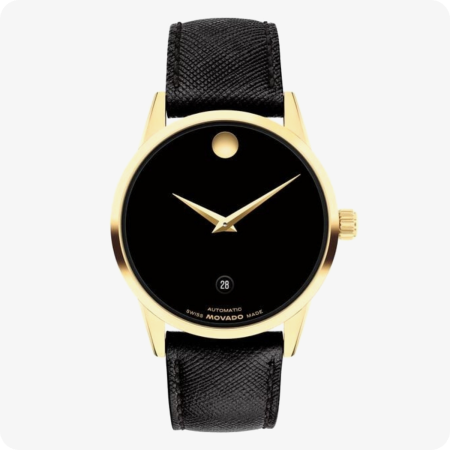 Movado Museum Classic Automatic Black Dial Watch 0608025