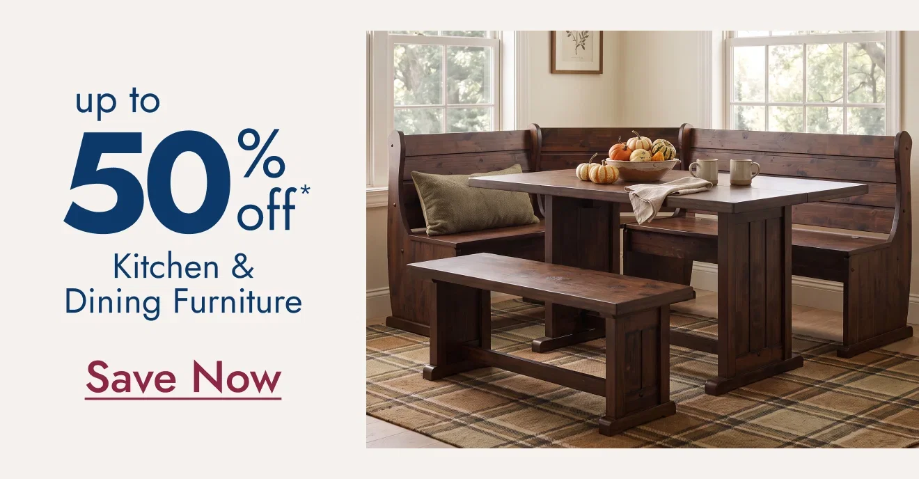 Kitchen & Dining Furniture up to 50% off