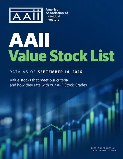 AAII Value Stock List cover