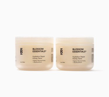 Blossom Essentials Hydration Repair Honey Salve 4oz Duo
