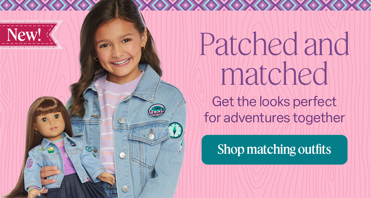 Patched and matched. Get the looks perfect for adventures together. Shop matching outfits