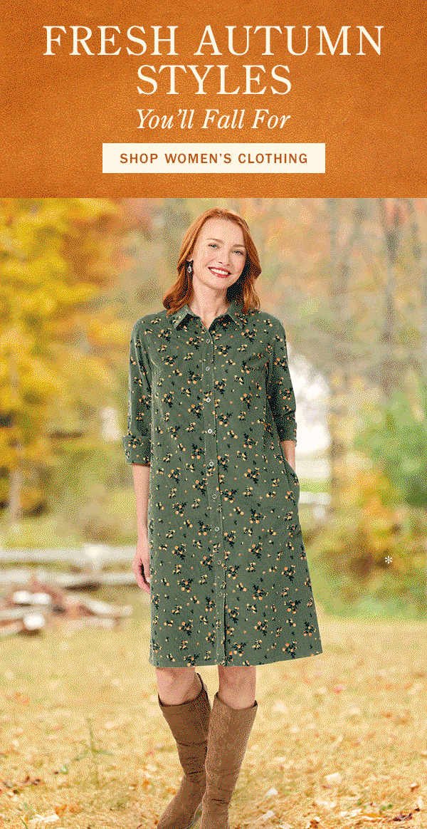 Fresh Autumn Styles You'll Fall For. Shop Women's Clothing. Casual Corduroy Dress