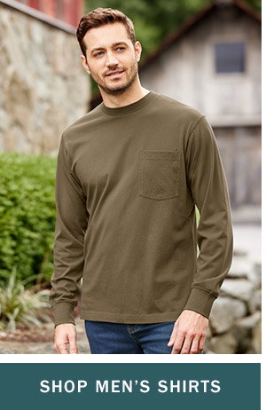 Shop Men's Shirts. Orton Brothers Long-Sleeve Pocket Crewneck T-Shirt