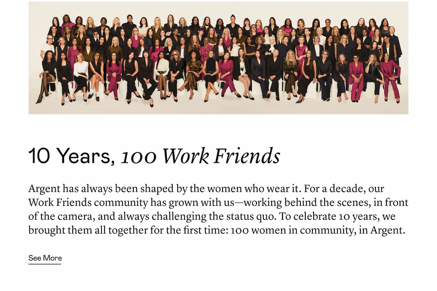 10 Years, 100 Work Friends