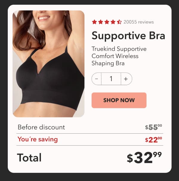 Shop Supportive Bra