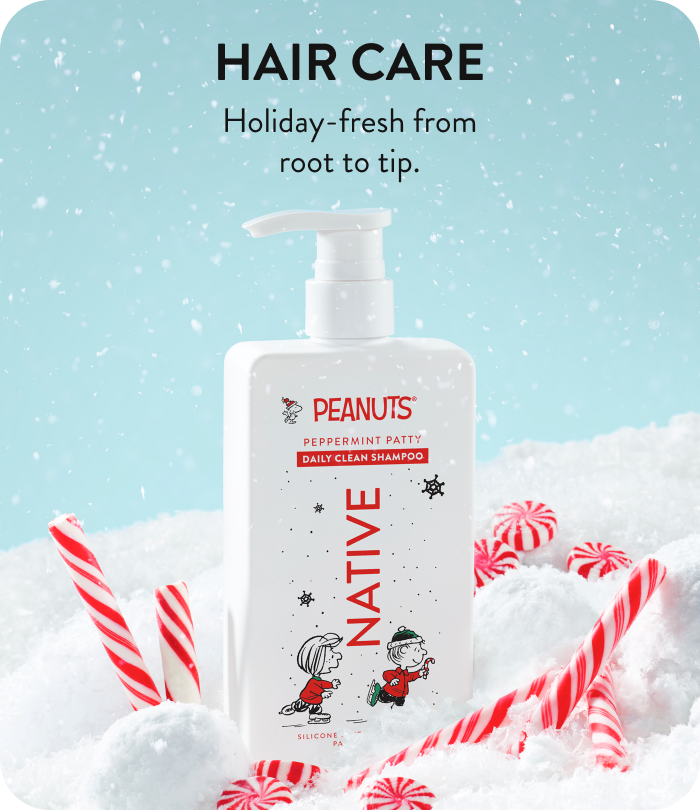 Hair care. Holiday fresh from root to tip