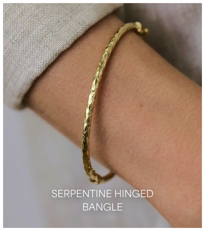 Serpentine Hinged Bangle
