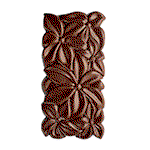 Image of Pavoni Polycarbonate Flora Bar Chocolate Mold