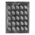 Image of Plastic Chocolate Molds, Spearmint Leaves
