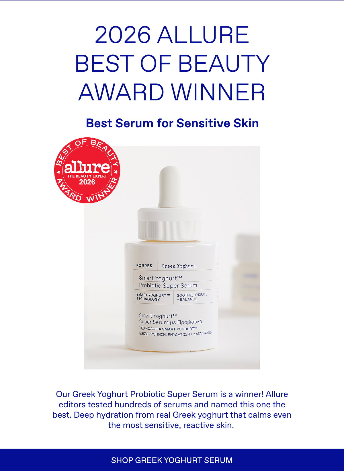Shop Greek Yoghurt Serum