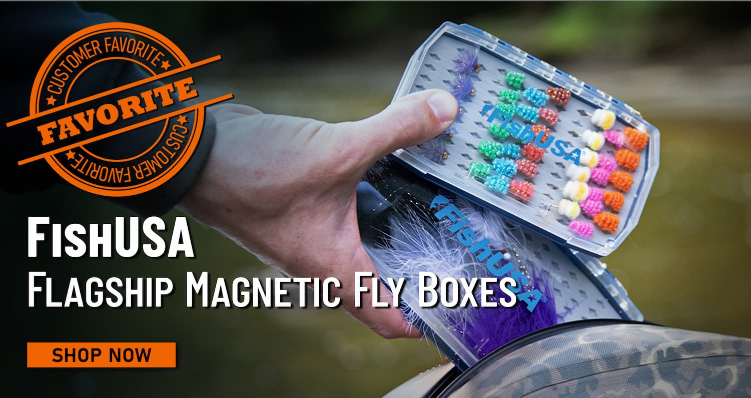 Customer Favorite FishUSA Flagship Magnetic Fly Boxes Shop Now