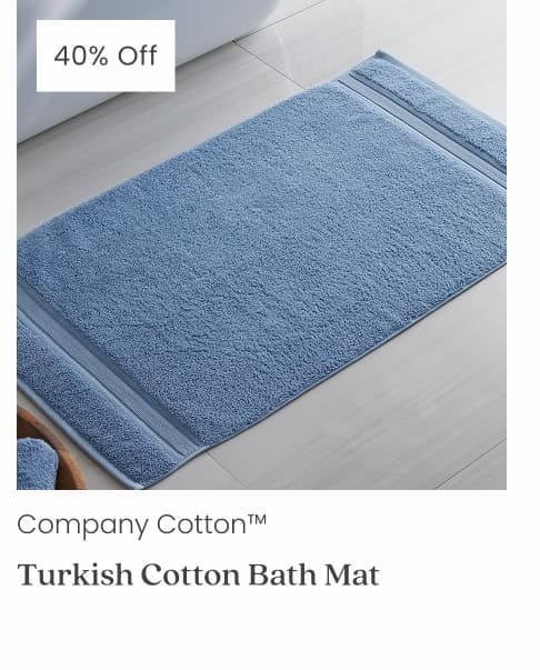 Company Cotton Turkish Cotton Bath Mat