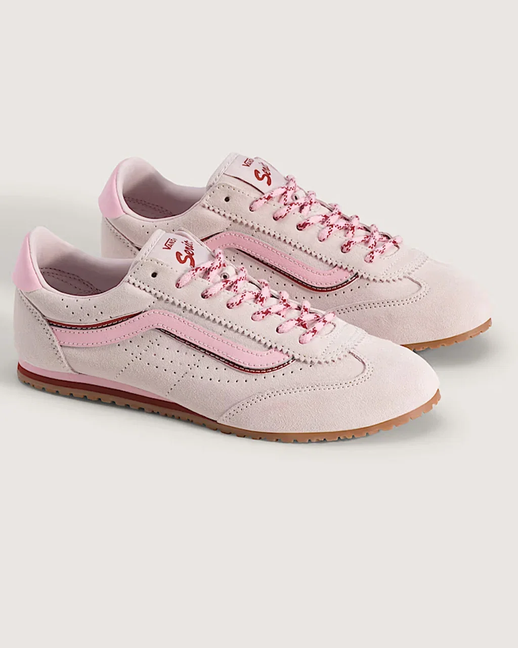 Image of Super Low Pro Sneaker - Laces Pale Petal Pink